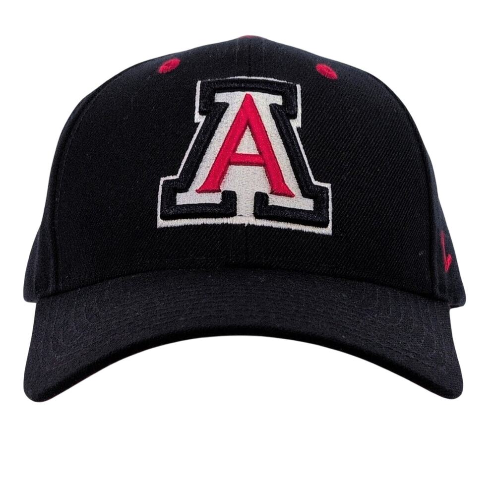 Arizona Wildcats NCAA Baseball Hat Cap Zephyr Navy Blue Red Block A Adjustable